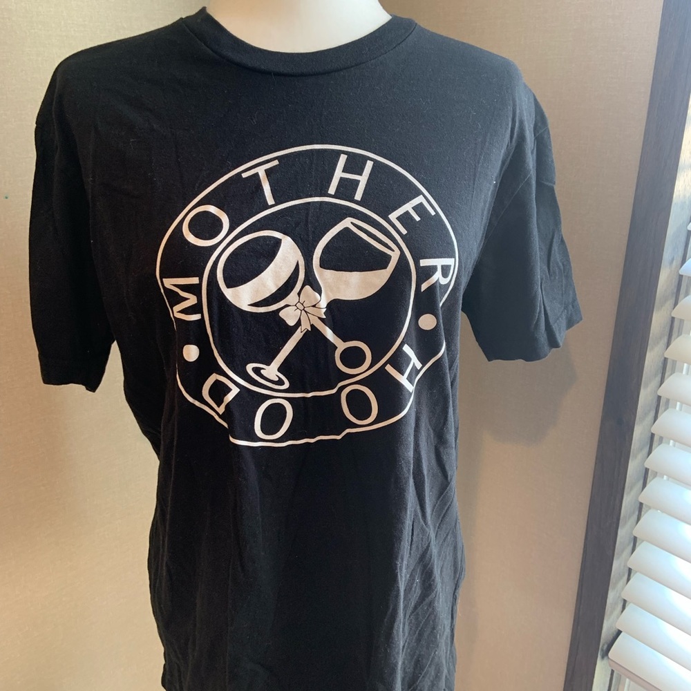 Motherhood black tee